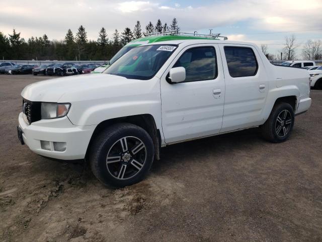 5FPYK1F74CB552167 - 2012 HONDA RIDGELINE SPORT WHITE photo 1