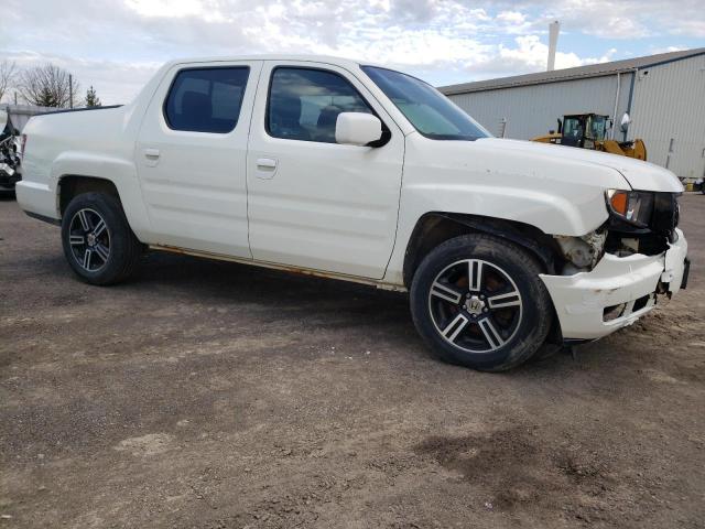 5FPYK1F74CB552167 - 2012 HONDA RIDGELINE SPORT WHITE photo 4