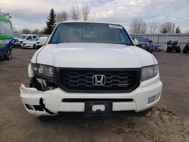 5FPYK1F74CB552167 - 2012 HONDA RIDGELINE SPORT WHITE photo 5