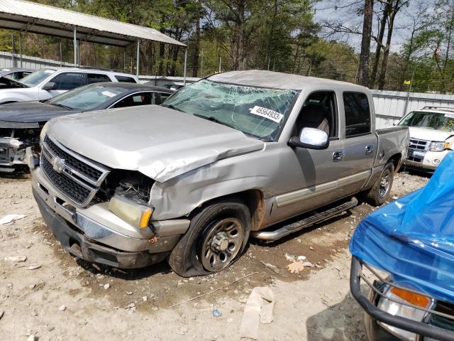 2GCEC13V171167024 - 2007 CHEVROLET SILVERADO C1500 CLASSIC CREW CAB SILVER photo 1