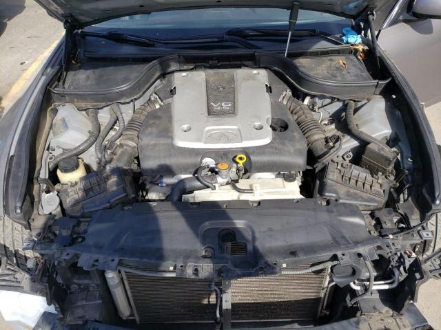 JNKBV61E68M205395 - 2008 INFINITI G35 GRAY photo 11