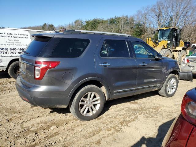 1FM5K8D83DGB96085 - 2013 FORD EXPLORER XLT GRAY photo 3