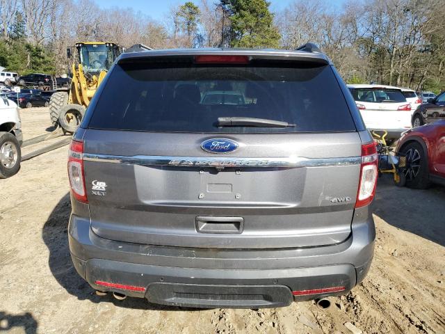 1FM5K8D83DGB96085 - 2013 FORD EXPLORER XLT GRAY photo 6