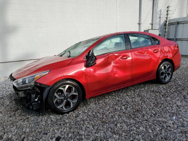 3KPF24AD0ME310224 - 2021 KIA FORTE FE RED photo 1