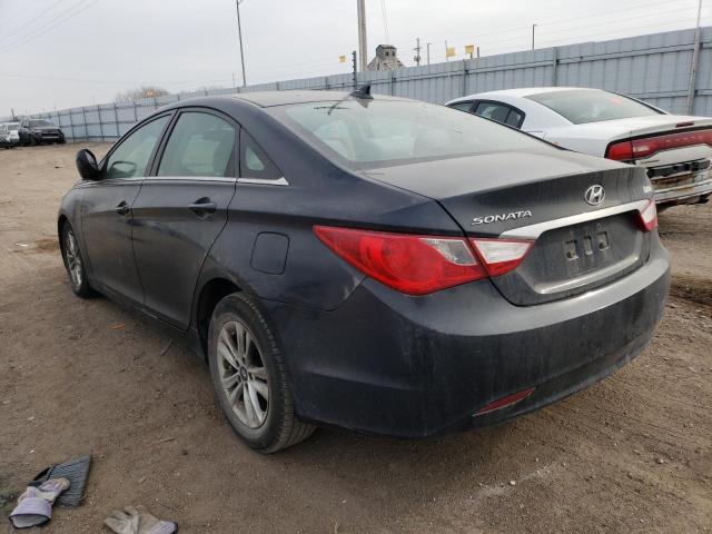 5NPEB4ACXDH693569 - 2013 HYUNDAI SONATA GLS BLUE photo 2