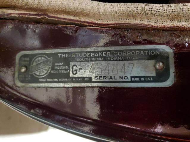 G454847 - 1949 STUDEBAKER CHAMPION MAROON photo 12