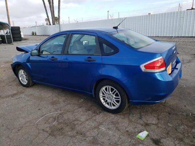 1FAHP3FN4AW232334 - 2010 FORD FOCUS SE BLUE photo 2