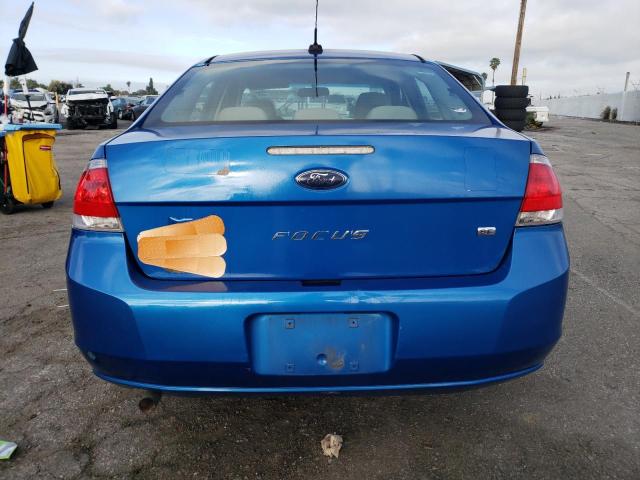 1FAHP3FN4AW232334 - 2010 FORD FOCUS SE BLUE photo 6