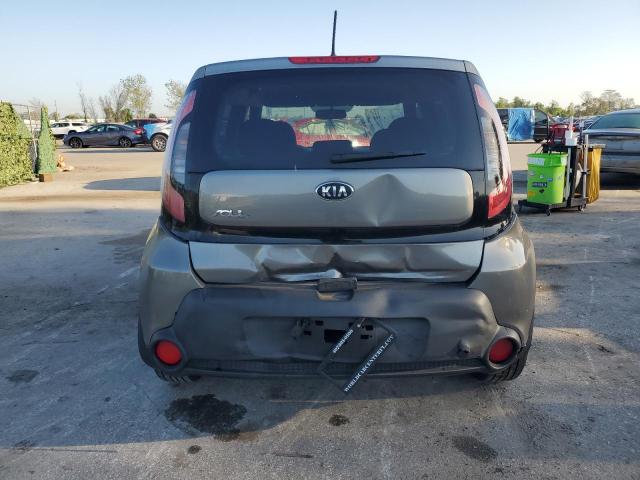 KNDJN2A25E7090987 - 2014 KIA SOUL GRAY photo 6