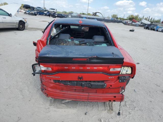 2C3CDXBG6EH353824 - 2014 DODGE CHARGER SE RED photo 6