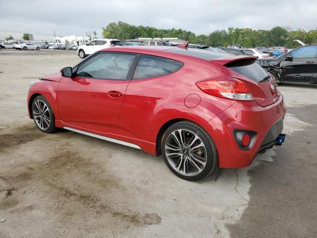 KMHTC6AE9GU285099 - 2016 HYUNDAI VELOSTER TURBO RED photo 2