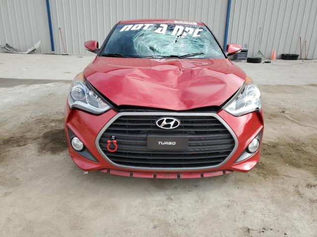 KMHTC6AE9GU285099 - 2016 HYUNDAI VELOSTER TURBO RED photo 5