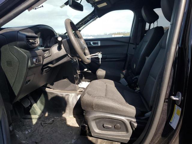 1FM5K8AB4MGB64584 - 2021 FORD EXPLORER POLICE INTERCEPTOR BLACK photo 7