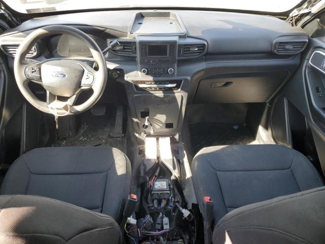 1FM5K8AB4MGB64584 - 2021 FORD EXPLORER POLICE INTERCEPTOR BLACK photo 8