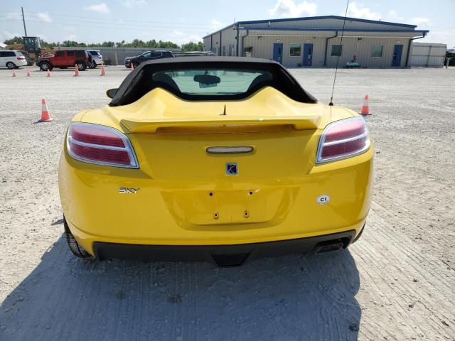 1G8MB35B68Y108265 - 2008 SATURN SKY YELLOW photo 6