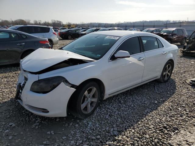 1G1ZC5EU3CF262192 - 2012 CHEVROLET MALIBU 1LT WHITE photo 1