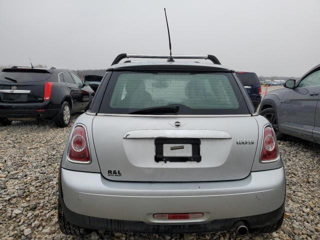 WMWSU3C54BT099927 - 2011 MINI COOPER SILVER photo 6