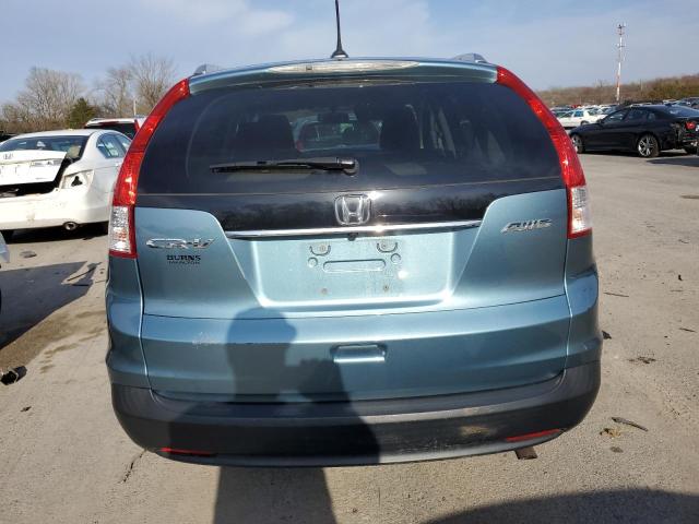 5J6RM4H70DL011860 - 2013 HONDA CR-V EXL TURQUOISE photo 6