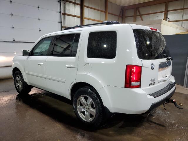 5FNYF3H69BB014592 - 2011 HONDA PILOT EXL WHITE photo 2