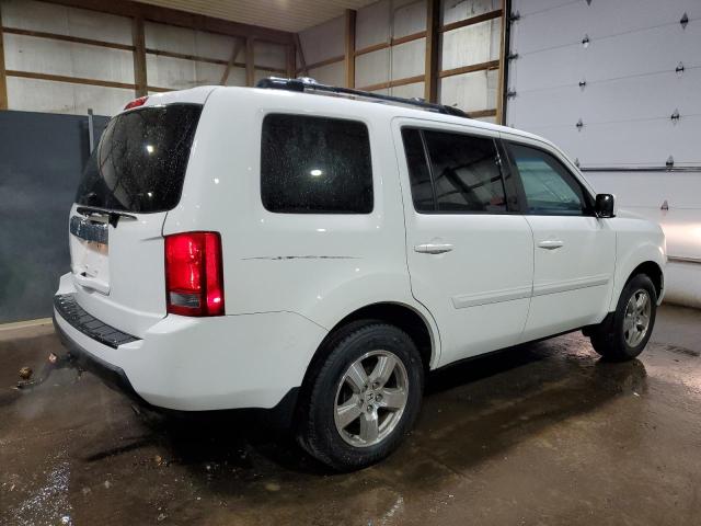 5FNYF3H69BB014592 - 2011 HONDA PILOT EXL WHITE photo 3