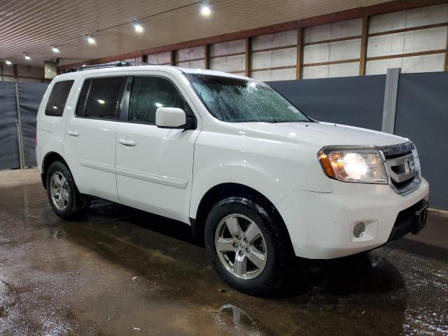 5FNYF3H69BB014592 - 2011 HONDA PILOT EXL WHITE photo 4