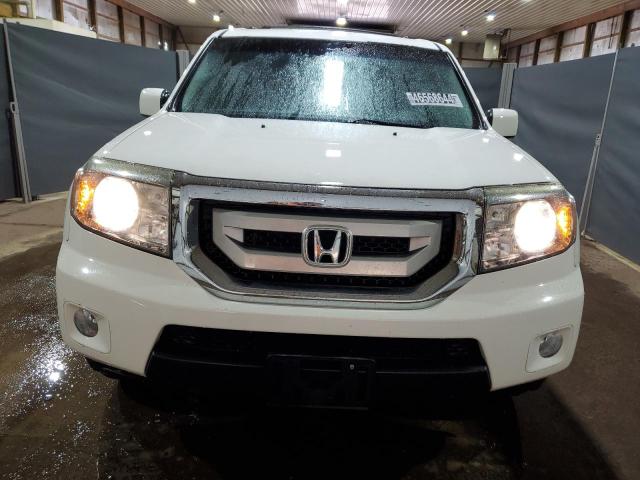 5FNYF3H69BB014592 - 2011 HONDA PILOT EXL WHITE photo 5