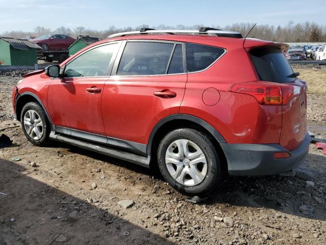 JTMBFREV6FJ038819 - 2015 TOYOTA RAV4 LE RED photo 2