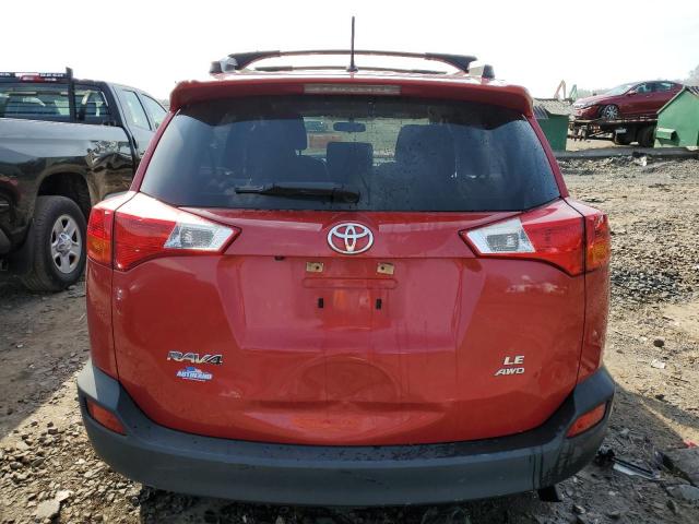 JTMBFREV6FJ038819 - 2015 TOYOTA RAV4 LE RED photo 6