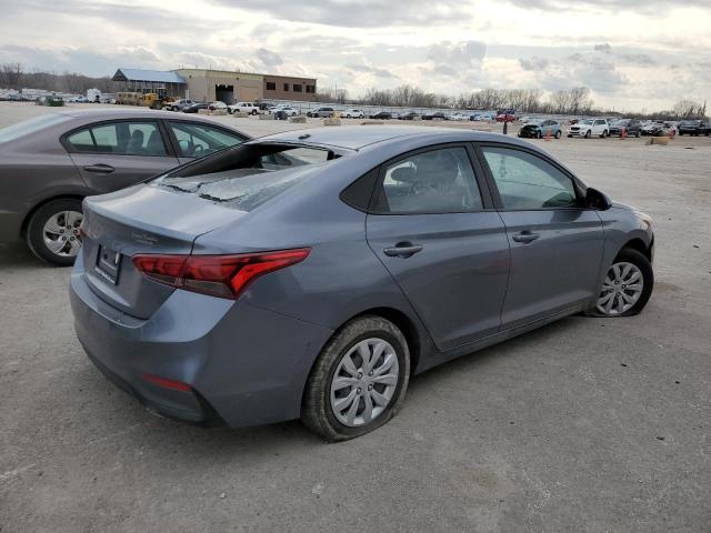 3KPC24A31KE076537 - 2019 HYUNDAI ACCENT SE GRAY photo 3