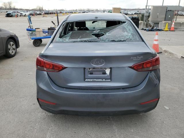 3KPC24A31KE076537 - 2019 HYUNDAI ACCENT SE GRAY photo 6