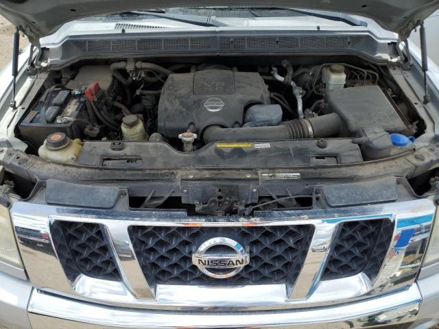 1N6AA0ED9DN311929 - 2013 NISSAN TITAN S SILVER photo 11