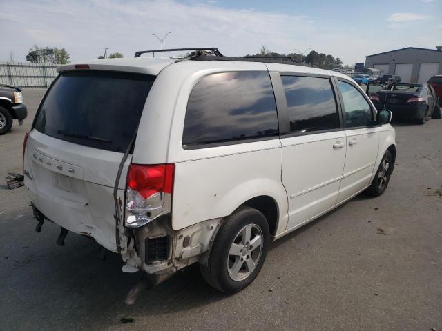 2C4RDGCG9DR576355 - 2013 DODGE GRAND CARA SXT WHITE photo 3