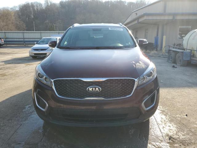 5XYPGDA51GG141689 - 2016 KIA SORENTO LX MAROON photo 5