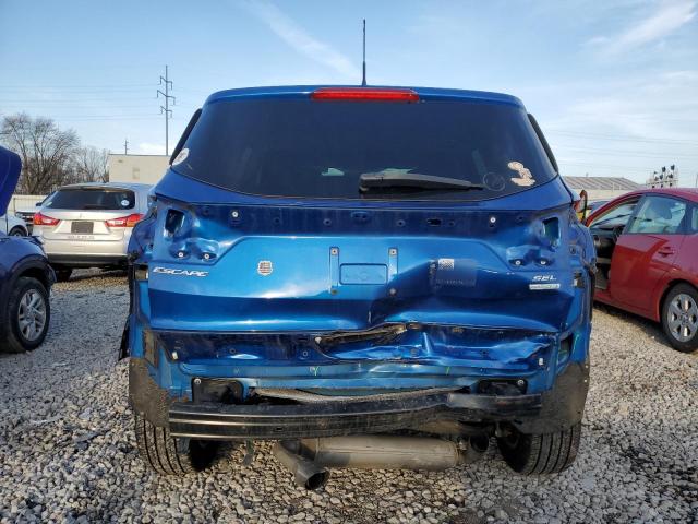 1FMCU0HD9JUC02026 - 2018 FORD ESCAPE SEL BLUE photo 6