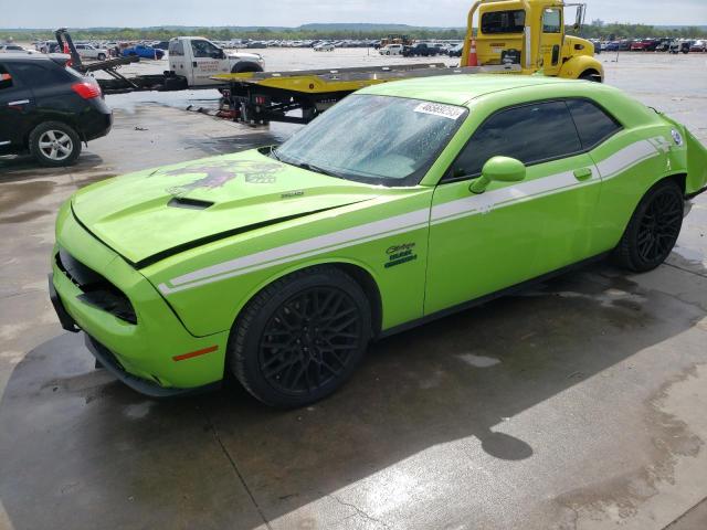 2C3CDZBT7FH759265 - 2015 DODGE CHALLENGER SXT PLUS GREEN photo 1