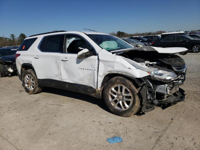 1GNERGKWXLJ170782 - 2020 CHEVROLET TRAVERSE LT WHITE photo 4