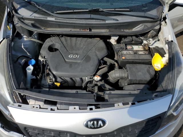 KNADM4A32E6359583 - 2014 KIA RIO LX SILVER photo 12