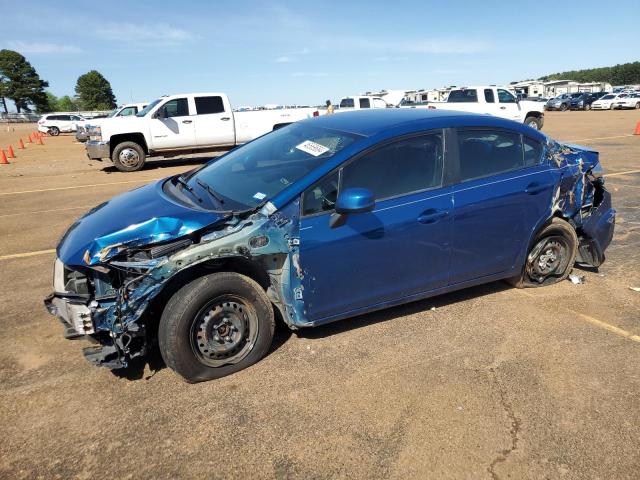 2HGFB2F52DH507357 - 2013 HONDA CIVIC LX BLUE photo 1