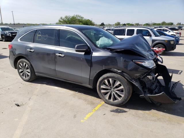 5FRYD3H45FB010340 - 2015 ACURA MDX TECHNOLOGY BLUE photo 4