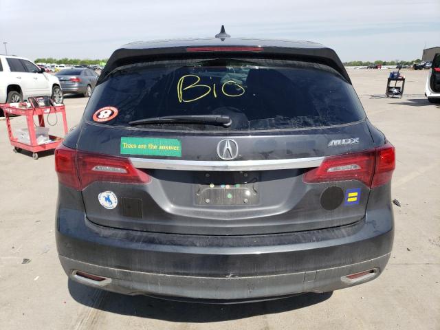 5FRYD3H45FB010340 - 2015 ACURA MDX TECHNOLOGY BLUE photo 6