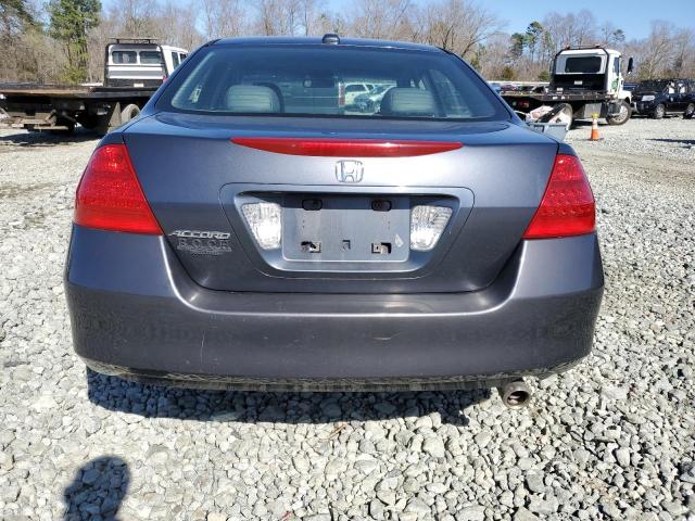 1HGCM56727A089045 - 2007 HONDA ACCORD EX BLUE photo 6