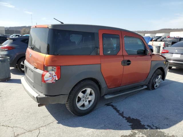 5J6YH28534L026064 - 2004 HONDA ELEMENT EX ORANGE photo 3