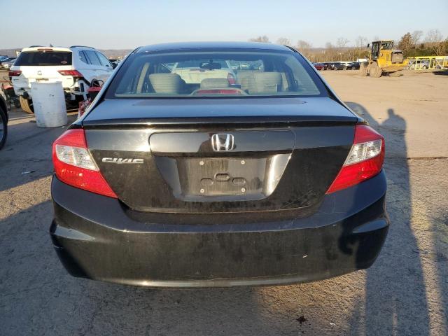 19XFB2F52CE384703 - 2012 HONDA CIVIC LX BLACK photo 6