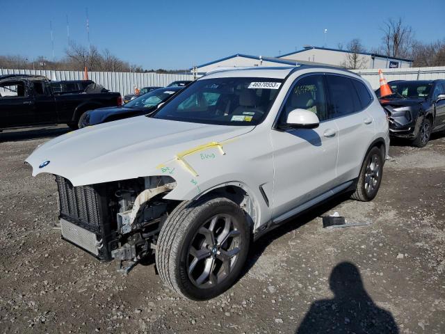 5UXTY5C01L9B34063 - 2020 BMW X3 XDRIVE30I WHITE photo 1