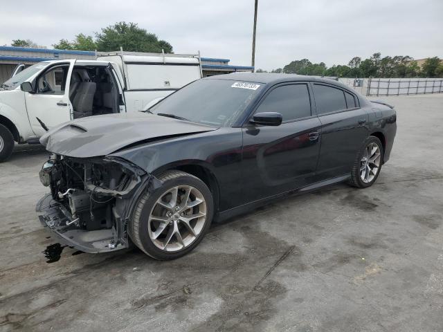 2C3CDXHGXMH603541 - 2021 DODGE CHARGER GT BLACK photo 1