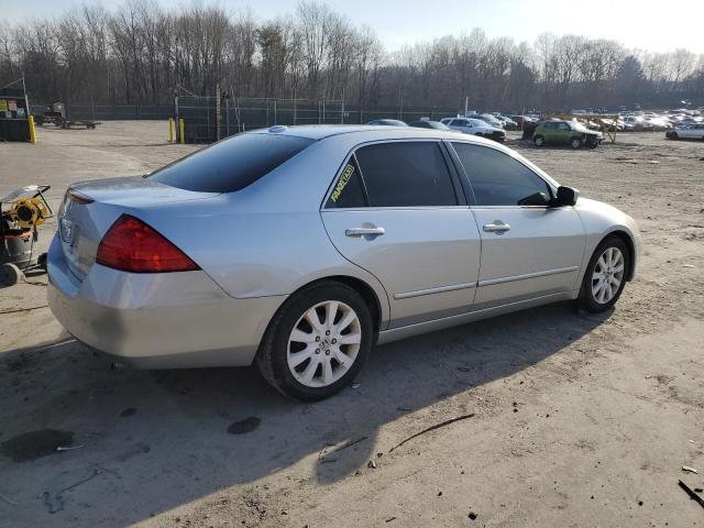 1HGCM66547A059727 - 2007 HONDA ACCORD EX SILVER photo 3