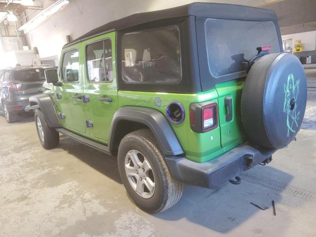 1C4HJXDG3KW546193 - 2019 JEEP WRANGLER U SPORT GREEN photo 2