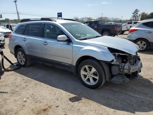 4S4BRCCCXE3201329 - 2014 SUBARU OUTBACK 2.5I PREMIUM BLUE photo 4