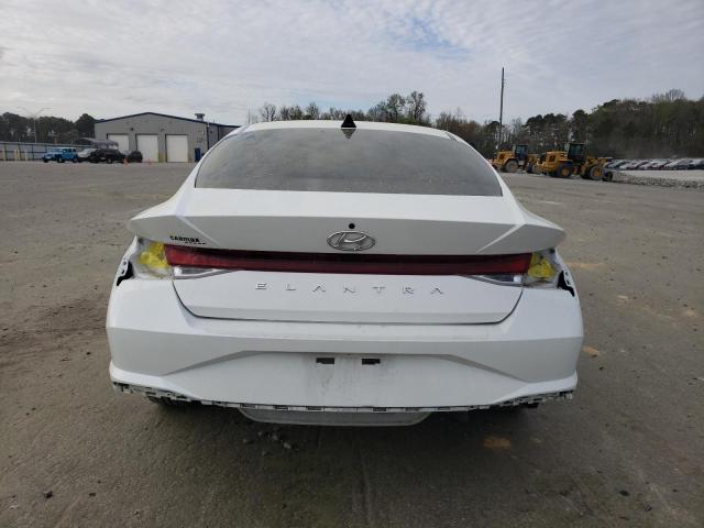 5NPLM4AG8PH087857 - 2023 HYUNDAI ELANTRA SEL WHITE photo 6