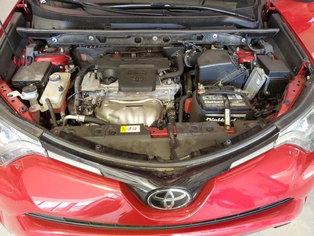 JTMBFREV4HJ133589 - 2017 TOYOTA RAV4 LE RED photo 11